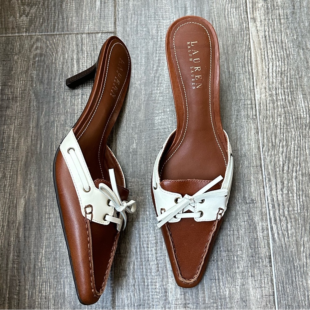Vintage RALPH LAUREN Meadow Vachetta Heels